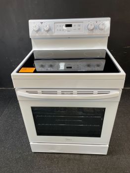 Midea 30" Electric Range with Steam Clean - White - MER30S2AWW