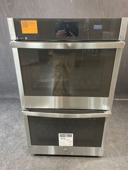 GE Profile 30" Smart Double Wall Oven with AirFry and Convection in Stainless - PTD7000SNSSC