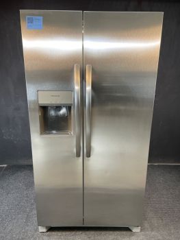 Frigidaire 26 Cu Ft 35.75" Wide Side by Side Refrigerator in Stainless - FRSS2623ASC