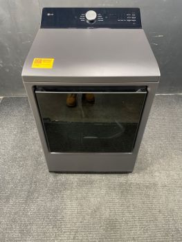 LG 7.3 Cu Ft Top Control Electric Dryer with Sensor in Matte Black - DLE8400BEC