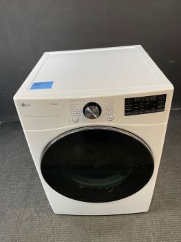 LG 7.4 Cu Ft Front Control Electric Dryer with Sensor and Steam in White - DLEX4200WC