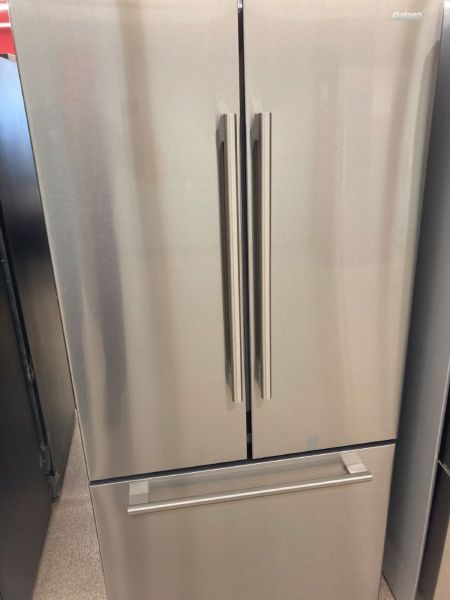 18-Cu. Ft Counter Depth 3-Door French Door Refrigerator, Stainless - Galanz  GLR18FS5S16