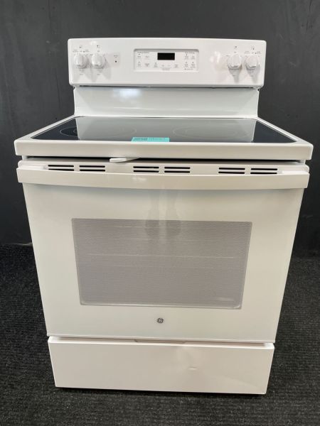 ge glass top stove self cleaning