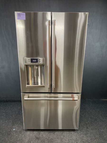 Ge cafe refrigerator counter deals depth stainless steel