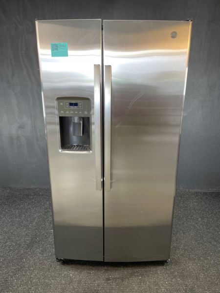 Stainless GE Side by Side Refrigerator